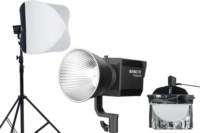 Nanlite Forza 150 & Lantern softbox 60cm with FM Mount