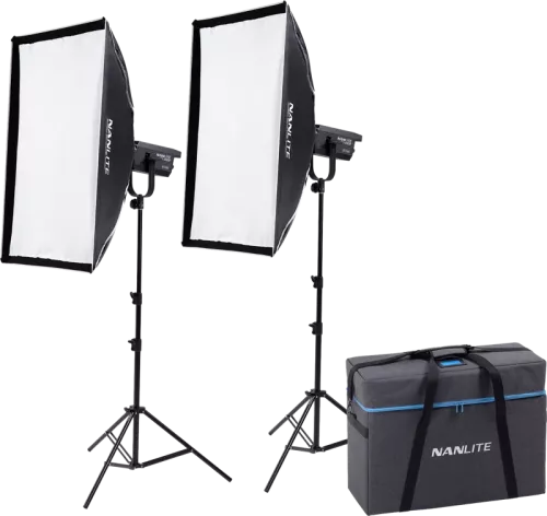 Nanlite FS-150B Bi-Colour 2 light kit with stand
