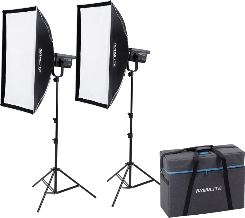 Nanlite FS-200B Bi-Colour 2 light kit with stand