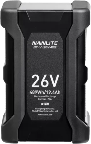 Nanlite battery V-mount 26V 489WH