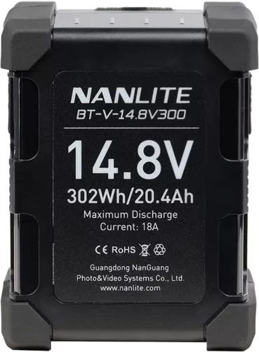 Nanlite battery V-mount 14.8V 300WH