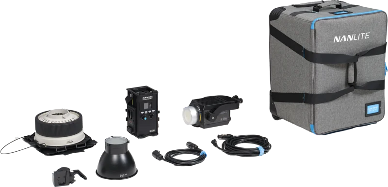 Nanlite Forza 300B II Bicolor & Nanlite FL-20G Kit in trolly case