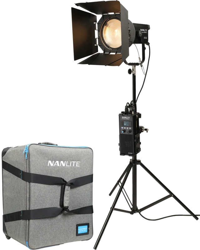 Nanlite Forza 500B II Bicolor & Nanlite FL-20G Kit in trolly case