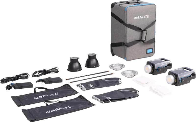 Nanlite FC-300B 2-Light Trolley Case Kit