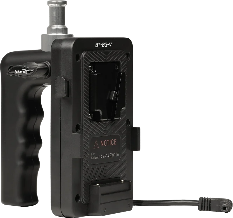 Nanlite V-mount Battery Grip with DC Connector