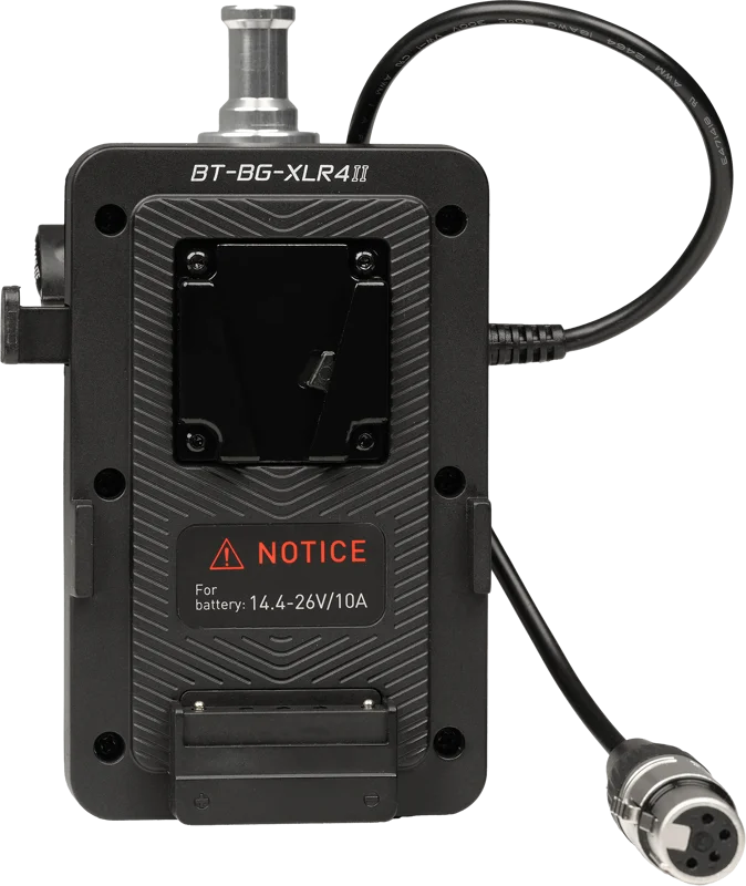Nanlite V-Mount Battery Grip with 4-Pin XLR Connector