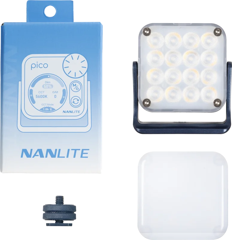 Nanlite Pico LED Mini Pocket Light Black