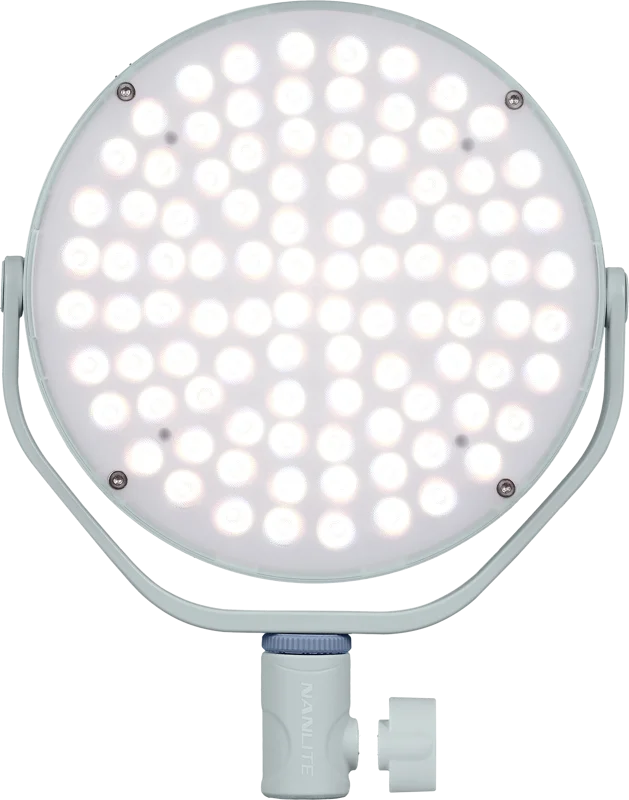 Nanlite Miro 30c LED Full-color Round Panel Light  (Mint Blue)