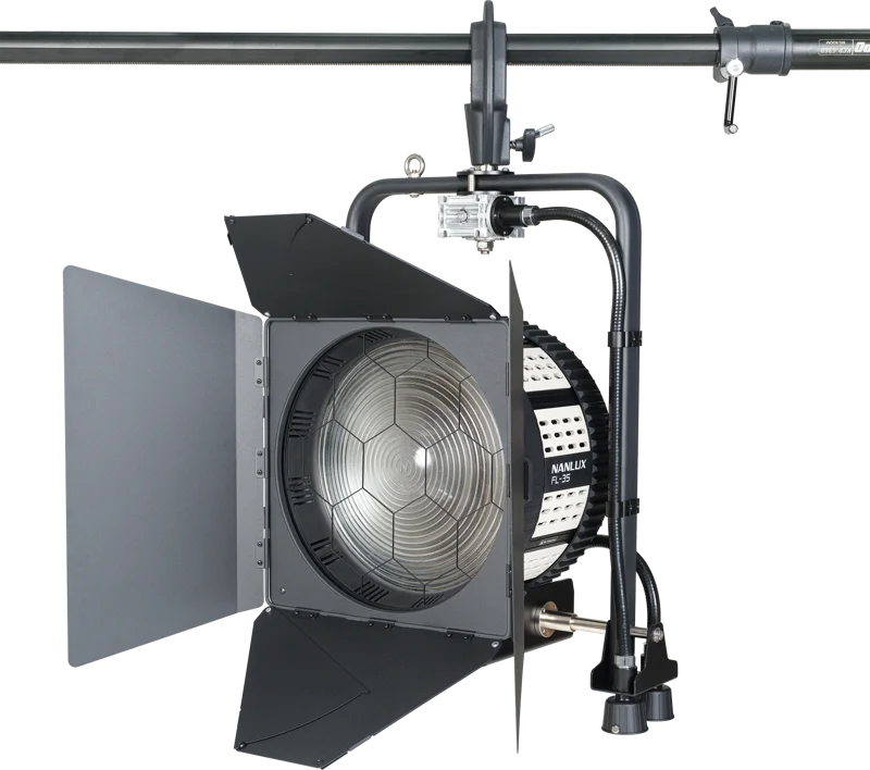 Nanlux FL-35 Fresnel Lens with Pole-Operated Yoke
