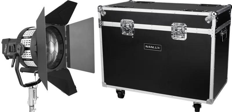 Nanlux Evoke 1200B Spot Light with FL-35YK Fresnel Lens and Flight Case