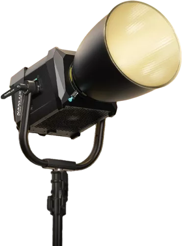 Nanlux Evoke 2400B Spot Light in Flight Case with 45° Reflector in soft bag