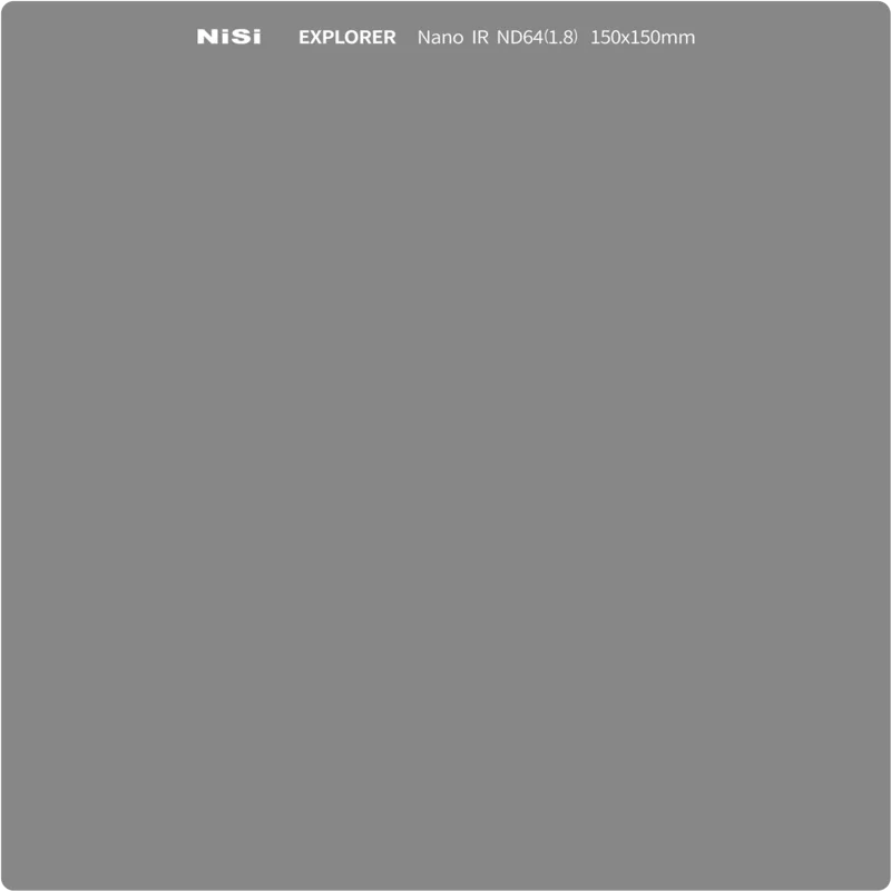 NiSi Square Filter Explorer 150X150mm IRND 64 6Stops