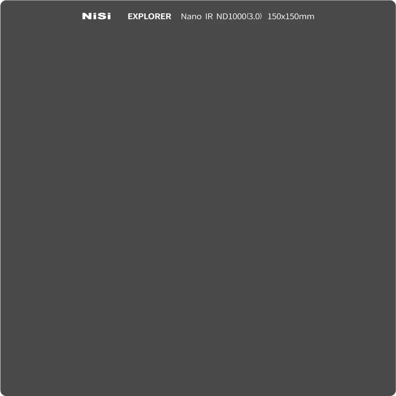 NiSi Square Filter Explorer 150X150mm IRND 1000 10Stops