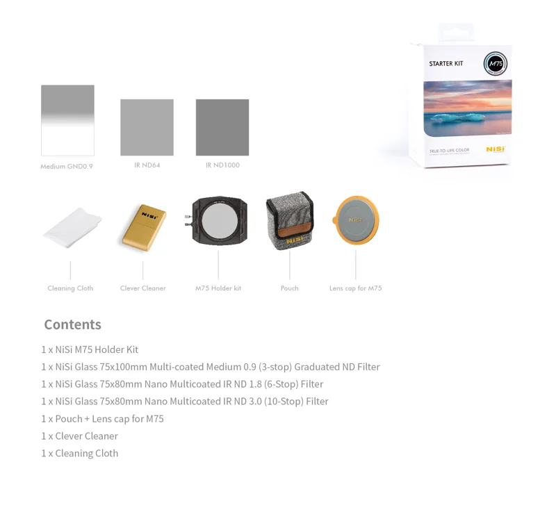 NiSi M75 Starter Kit 75mm System