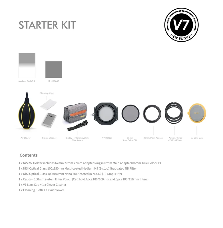 NiSi Starter Kit 100mm System V7