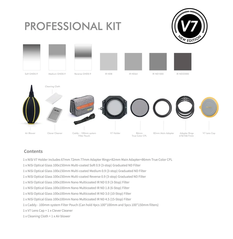 NiSi Professional Kit 100mm System V7