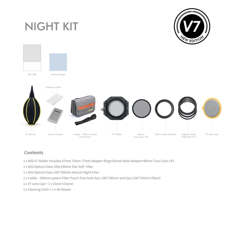 NiSi Night Kit 100mm System V7