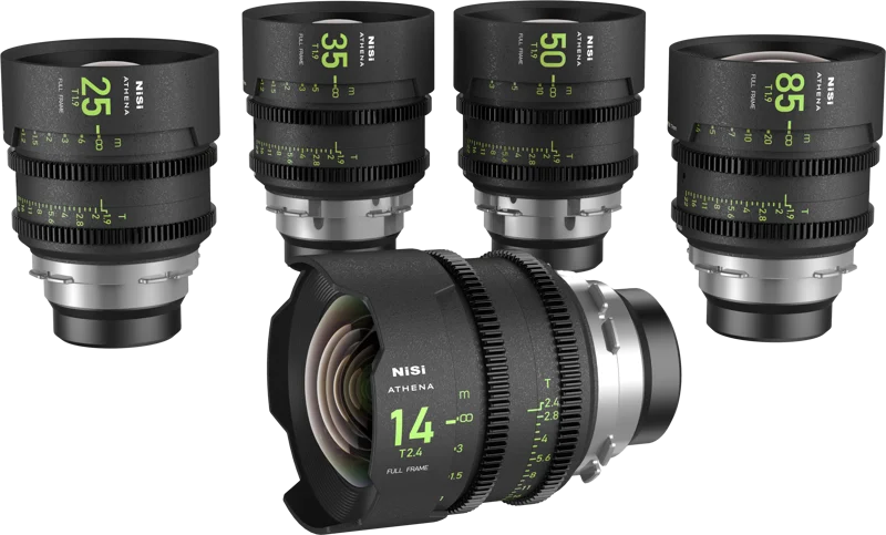 NiSi Cine Lens Set Athena Prime PL-Mount