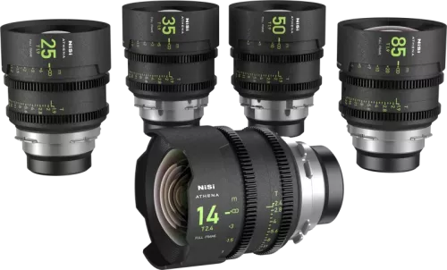NiSi Cine Lens Set Athena Prime PL-Mount