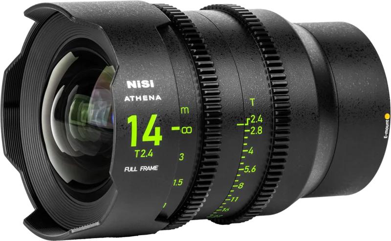 NiSi Cine Lens Athena Prime 14mm T2.4 E-Mount (Without Drop-in Filter)