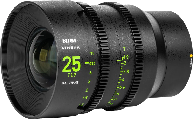 NiSi Cine Lens Athena Prime 25mm T1.9 E-Mount (Without Drop-in Filter)