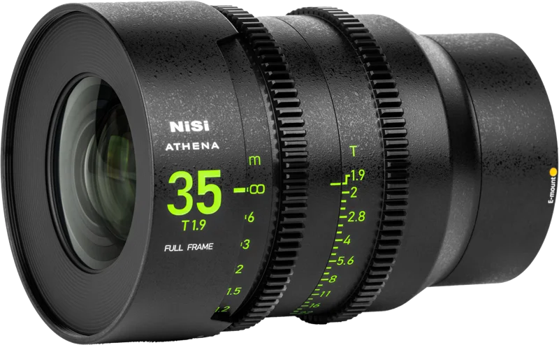 NiSi Cine Lens Athena Prime 35mm T1.9 E-Mount (Without Drop-in Filter)