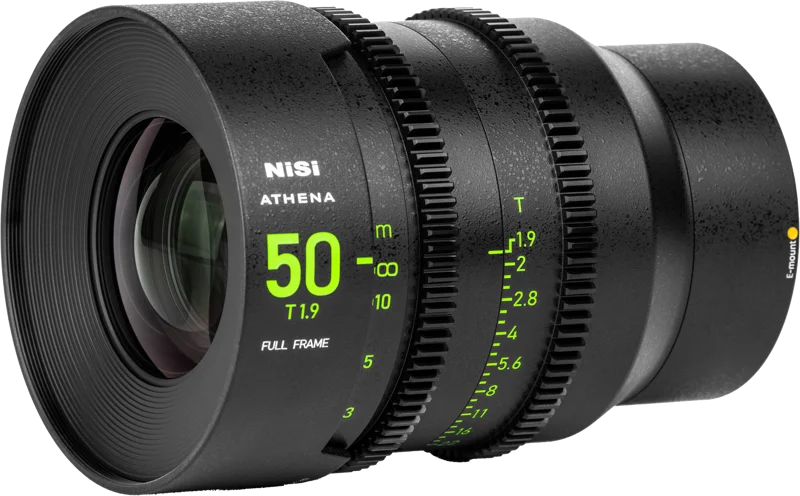NiSi Cine Lens Athena Prime 50mm T1.9 E-Mount (Without Drop-in Filter)
