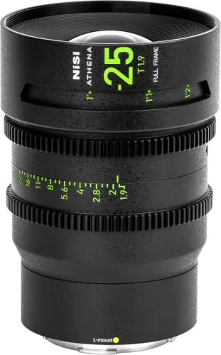 NiSi Cine Lens Athena Prime 25mm T1.9 L-Mount