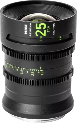 NiSi Cine Lens Athena Prime 25mm T1.9 Fuji G-Mount