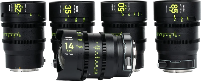 NiSi Cine Lens Set Athena Prime L-Mount