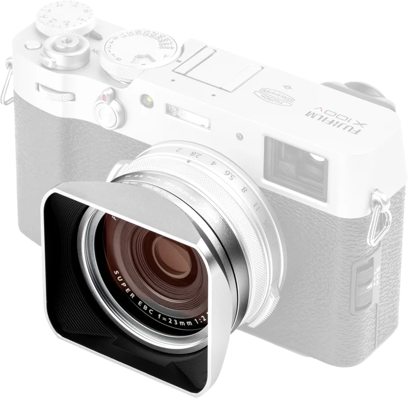 NiSi Lens Hood, UV-Filter & Cap for Fujifilm X100 series Silver