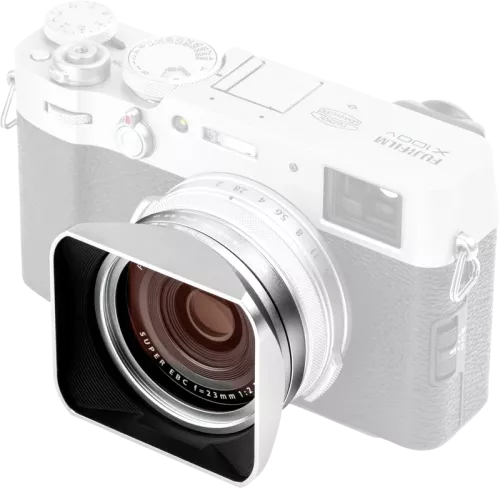 NiSi Lens Hood, UV-Filter & Cap for Fujifilm X100 series Silver
