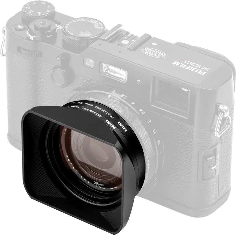 NiSi Lens Hood, UV-Filter & Cap for Fujifilm X100 series Black
