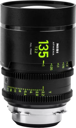 NiSi Cine Lens Athena Prime 135mm T2.2 E-Mount (Without Drop-in Filter)
