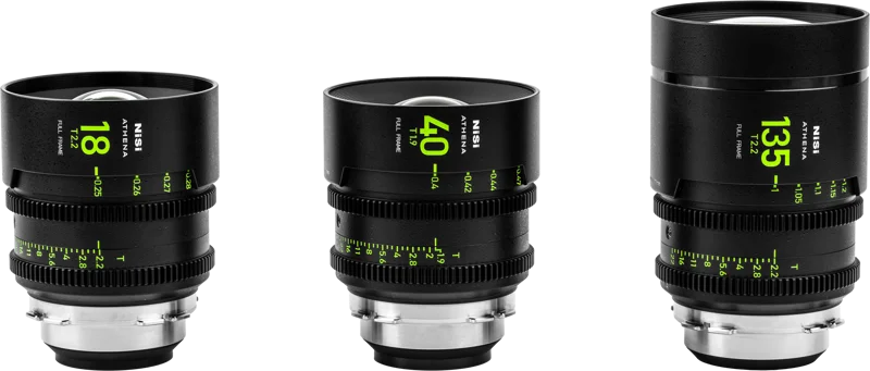 NiSi Cine Lens Set Athena Prime Add-On (3 Lenses) PL-Mount