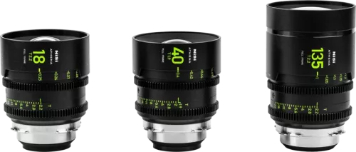 NiSi Cine Lens Set Athena Prime Add-On (3 Lenses) G-Mount (Without Drop-In Filter)