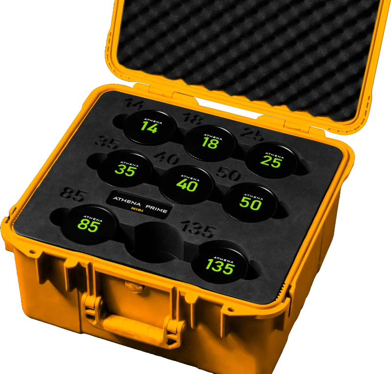 NiSi Cine Hard Shell Case For 9pcs Athena Lenses