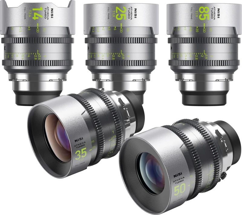 NiSi Athena Tuned Cine Lens Set PL-Mount