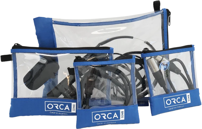 Orca OR-180 Transparent Pouches Set (4 Pouches)