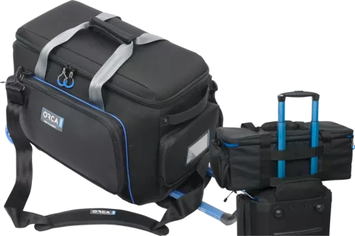Orca OR-510 Classic Shoulder Bag Medium w Built-in Trolley // Kit with free OR-128 Medium Case