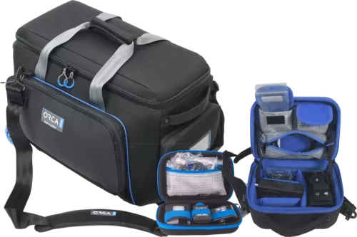 Orca OR-510 Classic Shoulder Bag Medium w Built-in Trolley // Kit with free 2 sizes Hard Shell bags