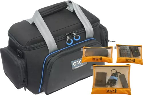 Orca OR-504 Classic Shoulder Bag X-Small // Kit with free OR-599 Pouches