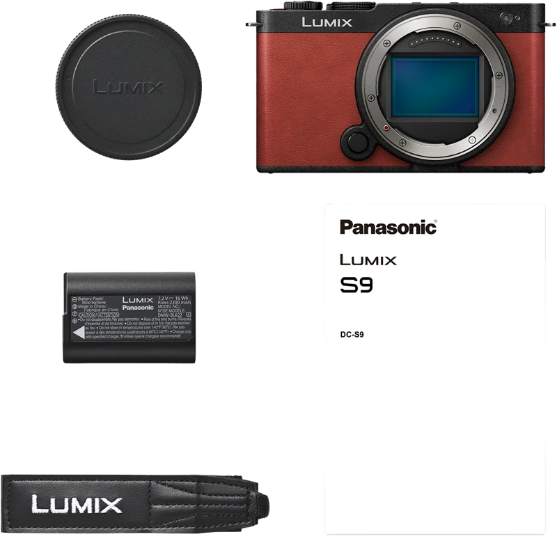Panasonic Lumix S9 Body Crimson Red
