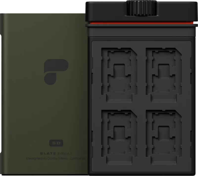 PolarPro Memory Card Case Slate SD Edition II Forest