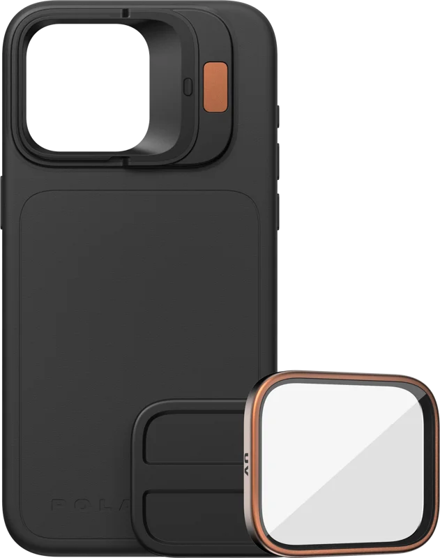 PolarPro Kit - LiteChaser iPhone 15 Pro Case Black + UV Filter