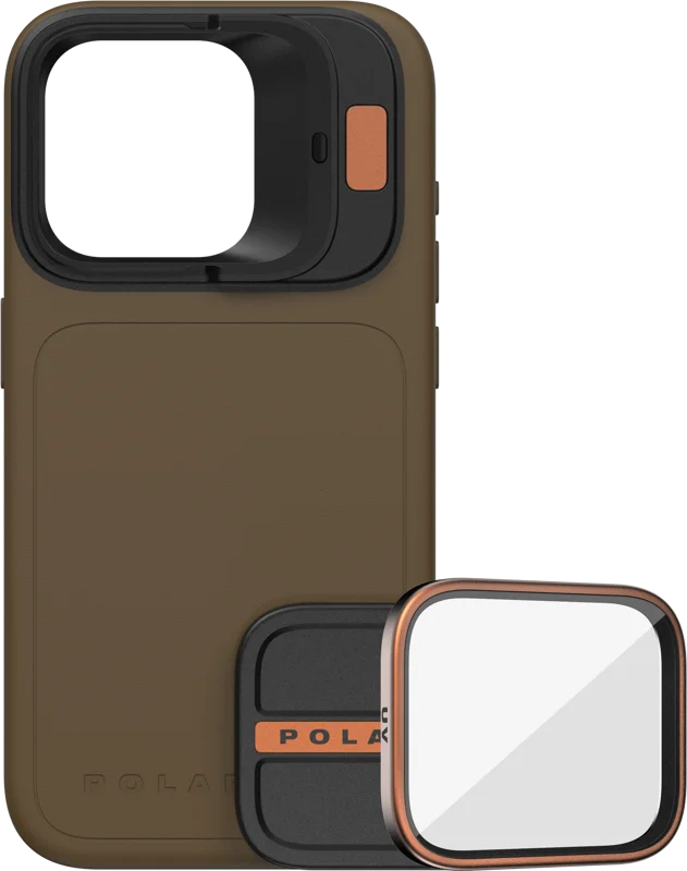 PolarPro Kit - LiteChaser iPhone 15 Pro Max Case Desert + UV Filter