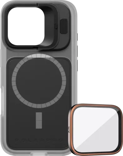 PolarPro Kit - LiteChaser iPhone 16 Pro Base Case Clear + UV Filter