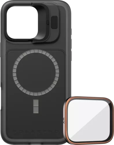 PolarPro Kit - LiteChaser iPhone 16 Pro Max Base Case Black + UV Filter