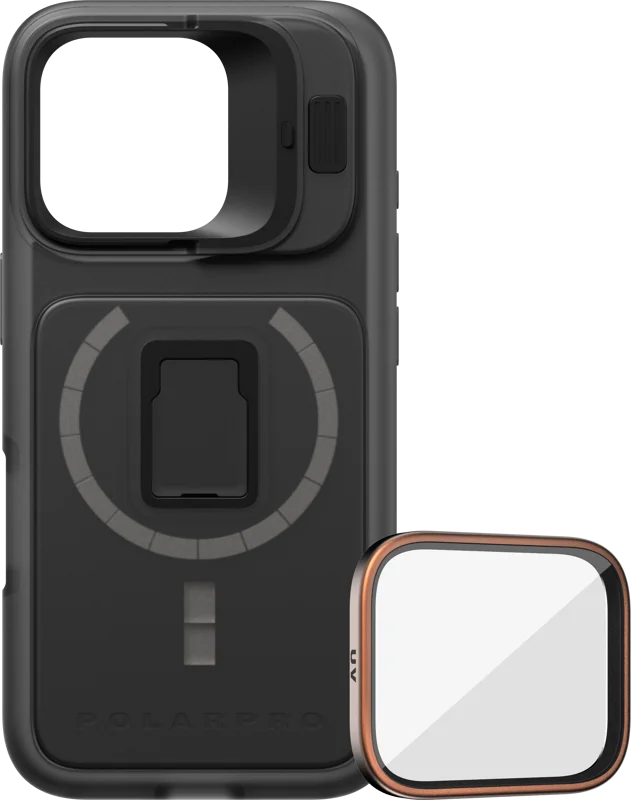 PolarPro Kit - LiteChaser iPhone 16 Pro Pro Case Black + UV Filter