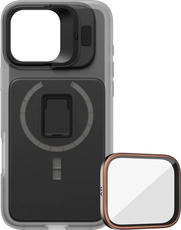 PolarPro Kit - LiteChaser iPhone 16 Pro Max Pro Case Clear + UV Filter
